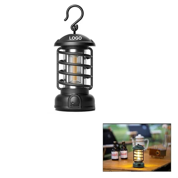 Vintage Battery Powered Portable LED Tent Lantern