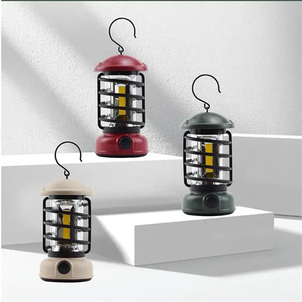 Vintage Battery Powered Portable LED Tent Lantern