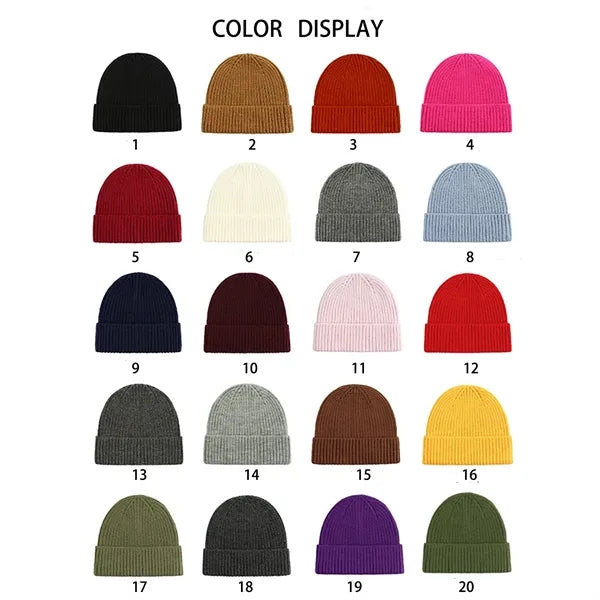Winter Knitted Soft Warm Hat for Men/Women Slouchy Ski Cap