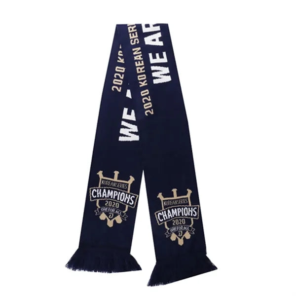 Custom sport fan long jacquard football scarf