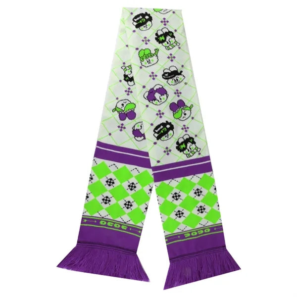 Custom sport fan long jacquard football scarf