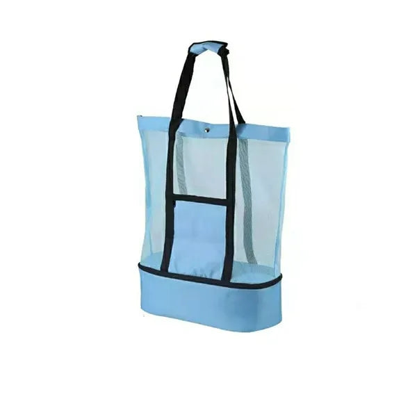 Mesh Beach Tote Cooler Bag