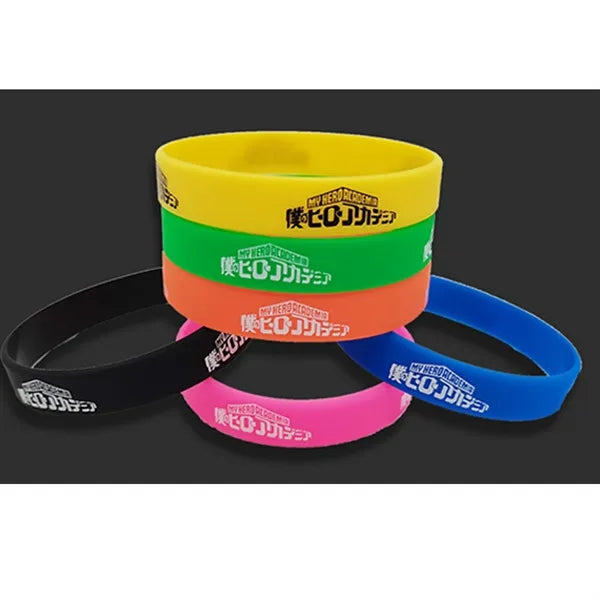 Luminous Color Blank Silicone Bracelets Wristbands