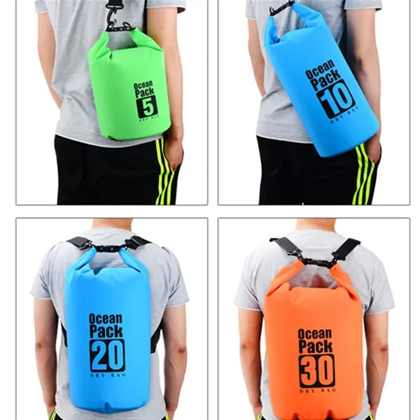 Waterproof Bag-Roll Top Backpack Sack Keeps Gear Dry
