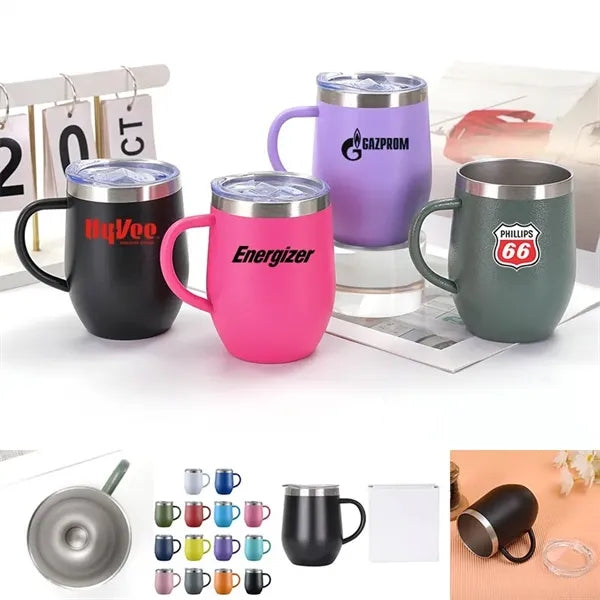 12 oz Stainless Steel Double Wall Vacuum Insulated Cup