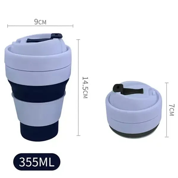 12oz Collapsible Bottle for Traveling Camping Cups