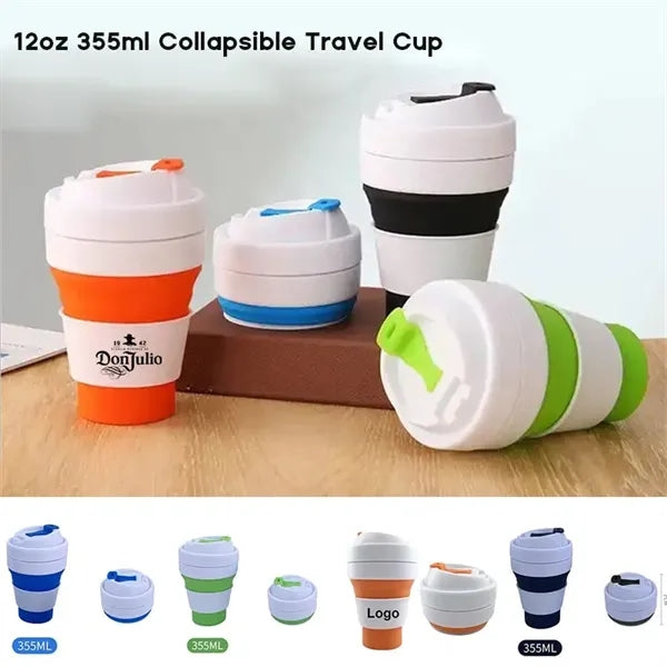 12oz Collapsible Bottle for Traveling Camping Cups