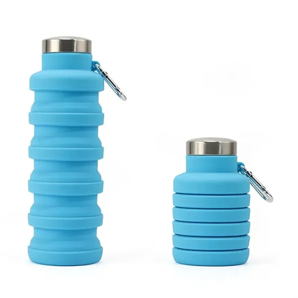 Collapsible Water Bottle 17oz Silicone Food Grade Cup Sport
