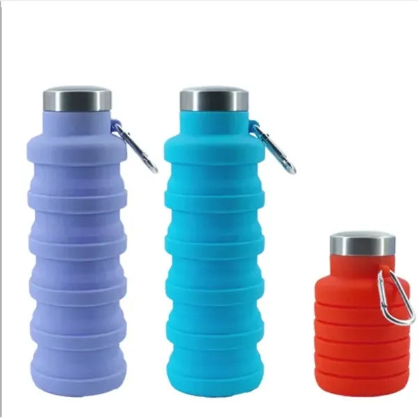 Collapsible Water Bottle 17oz Silicone Food Grade Cup Sport