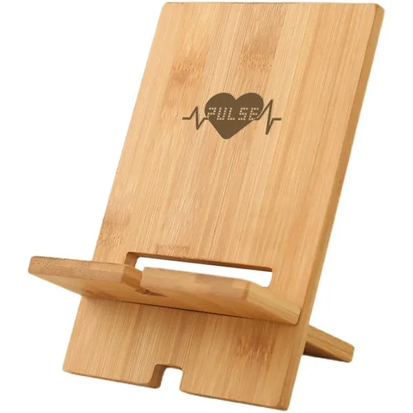 Bamboo Portable Cell Phone Stand for Desk
