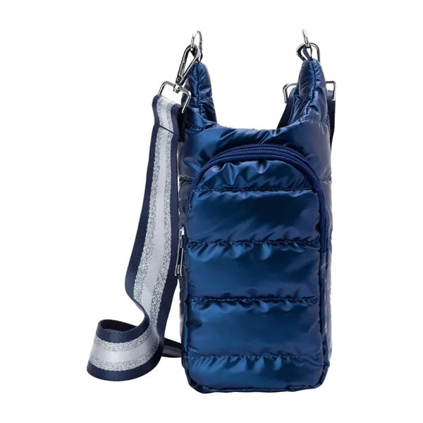 Crossbody Water Bottle Sling Bag with Strap and Pocket