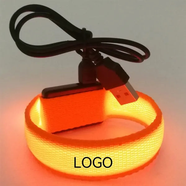 Rechargeable version Reflective Wristband for Outdoor