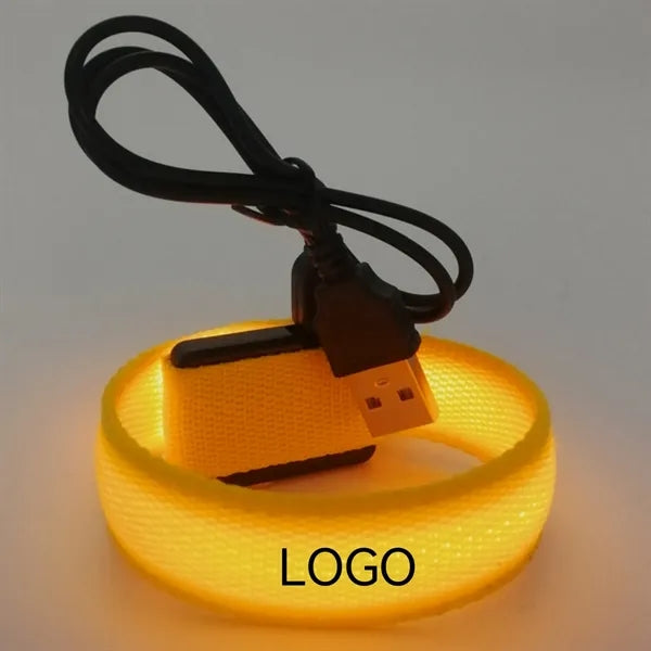 Rechargeable version Reflective Wristband for Outdoor