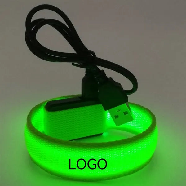 Rechargeable version Reflective Wristband for Outdoor