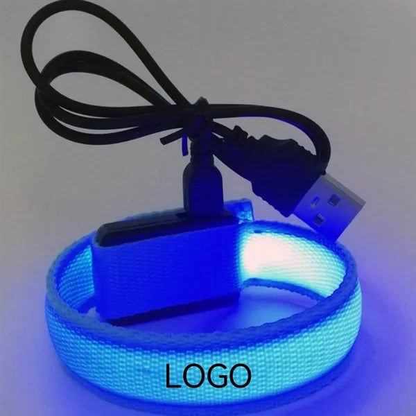 Rechargeable version Reflective Wristband for Outdoor