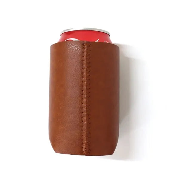 Premium PU Leather Can Holder