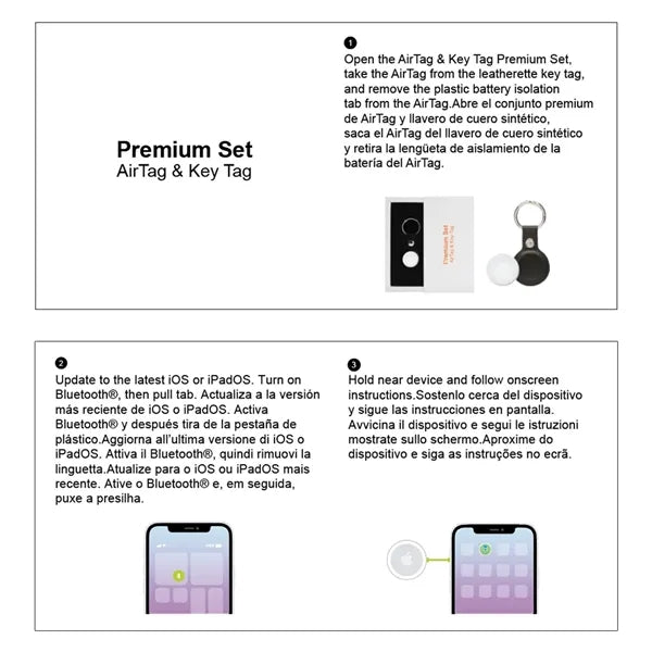 AirTag & Key Tag QuickShip Premium Set