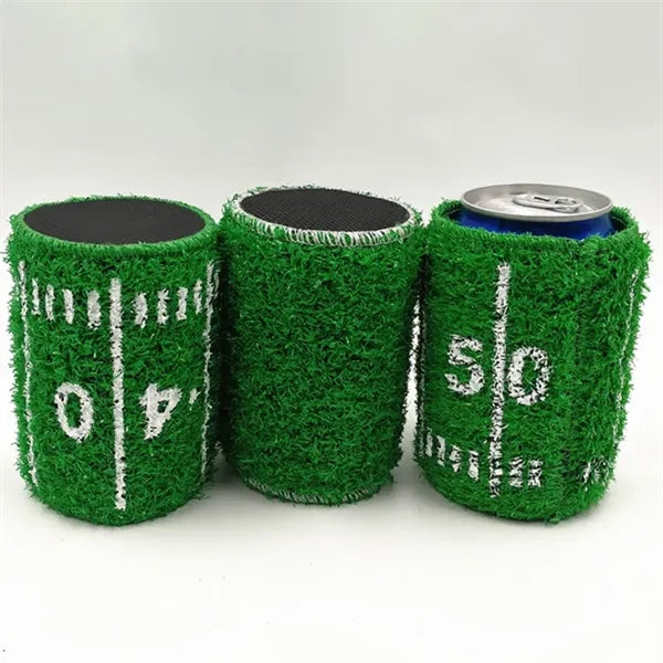 Football Party Favors Gift Turf Can Cooler Holder