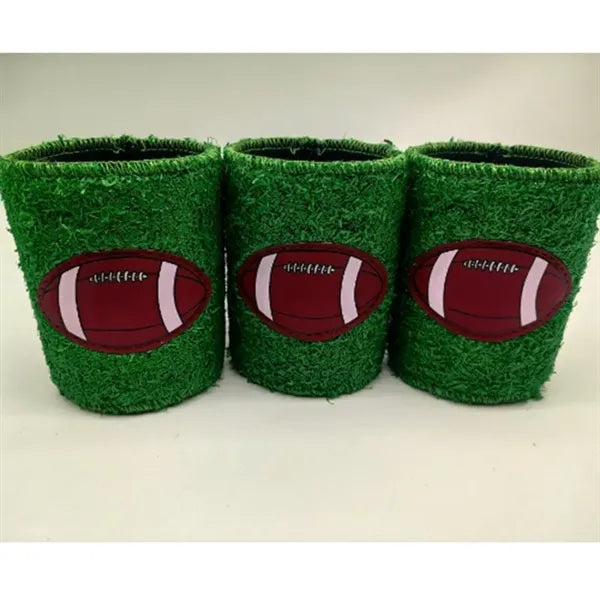 Football Party Favors Gift Turf Can Cooler Holder