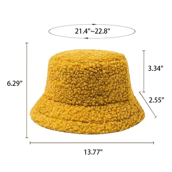 Plush Fuzzy Bucket Hat
