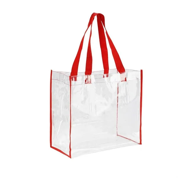 Clear PVC Shoulder Tote