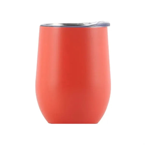 12 oz Stainless Steel Tumbler With Lid