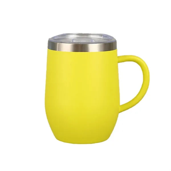 12 oz Vacuum Insulated Coffee Mug With Handle