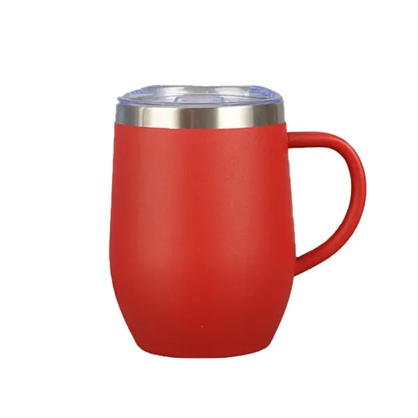 12 oz Vacuum Insulated Coffee Mug With Handle