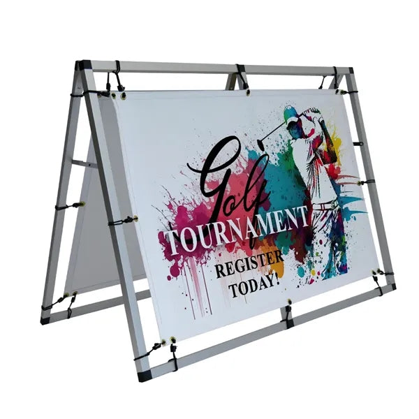 4 ft Ace Outdoor Frame Double Sided 2 Banner Kit
