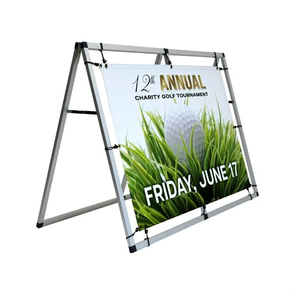 4 ft Ace Outdoor Frame Double Sided 2 Banner Kit