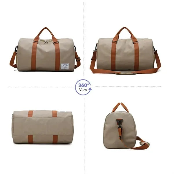 Gym And Travel Bag With Wet-Dry Separation
