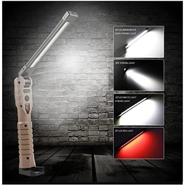 LED Work Foldable Light Rechargeable With Magnetic Base