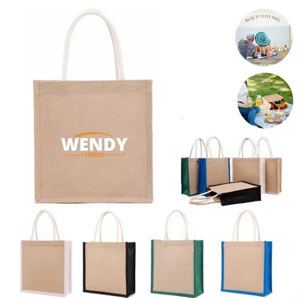 Burlap Tote Bags With Handles