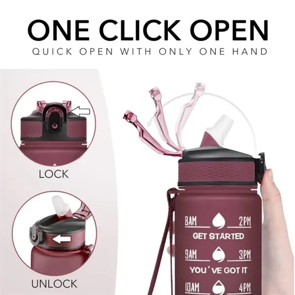 32 oz Water Bottles with Times