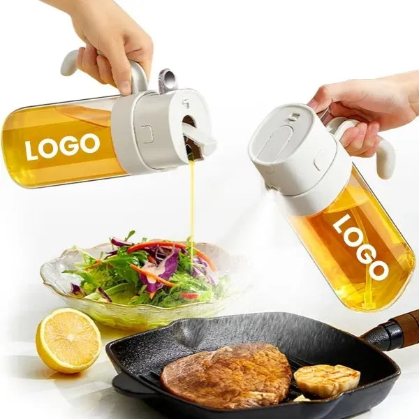 550ml Glass Auto Flip Cap Olive Oil Dispenser Bottle