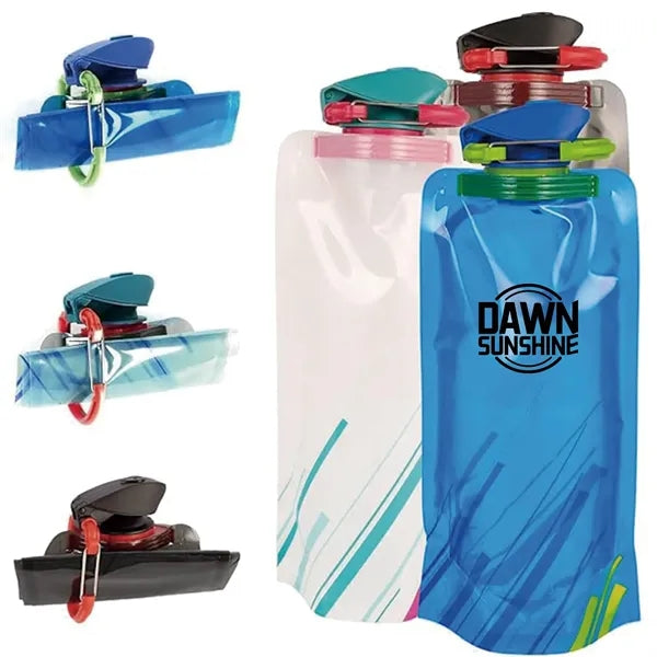 Collapsible Water Bottles with Leakproof Lid