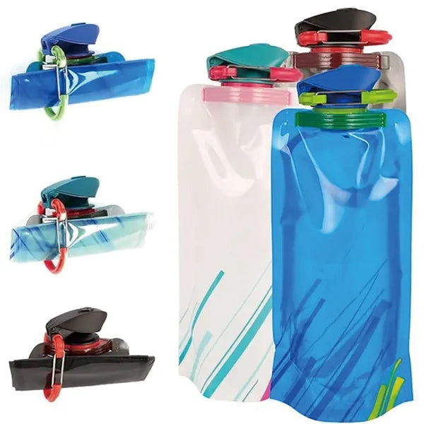 Collapsible Water Bottles with Leakproof Lid