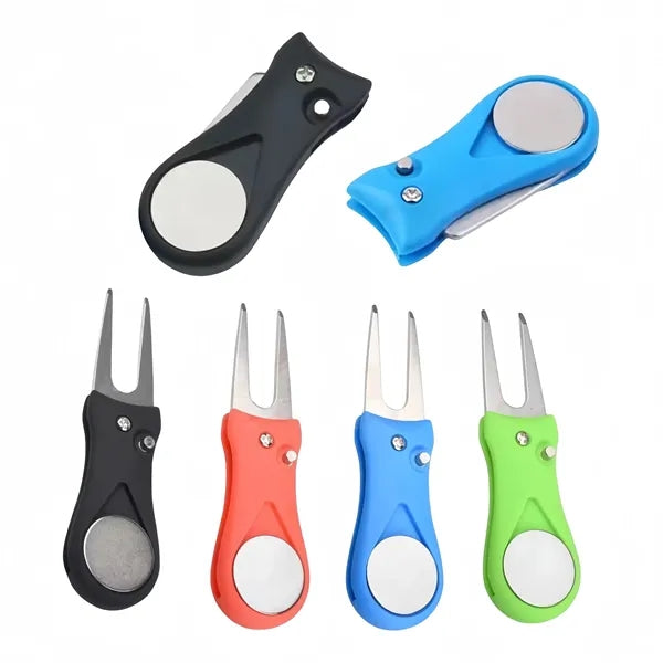 Foldable Golf Divot Repair Tool