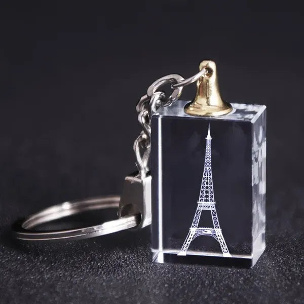 Beautiful luminous crystal commemorative pendant,key chain