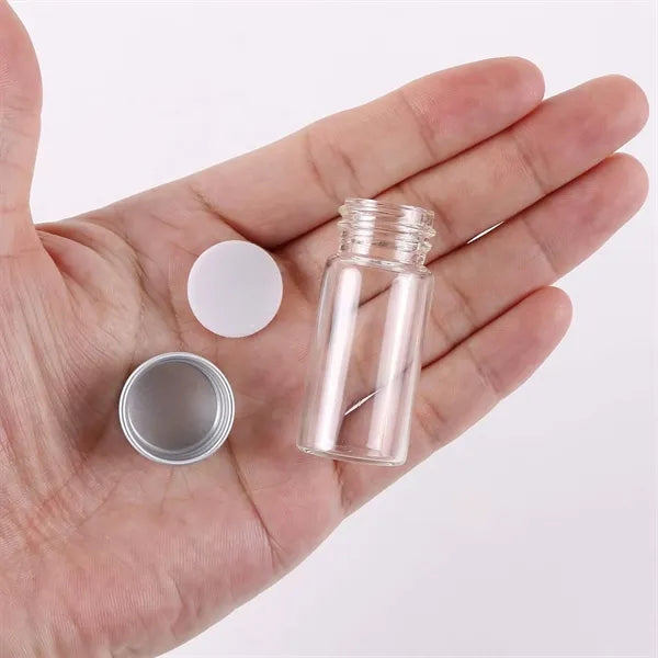 Glass Bottles with Aluminum Lids
