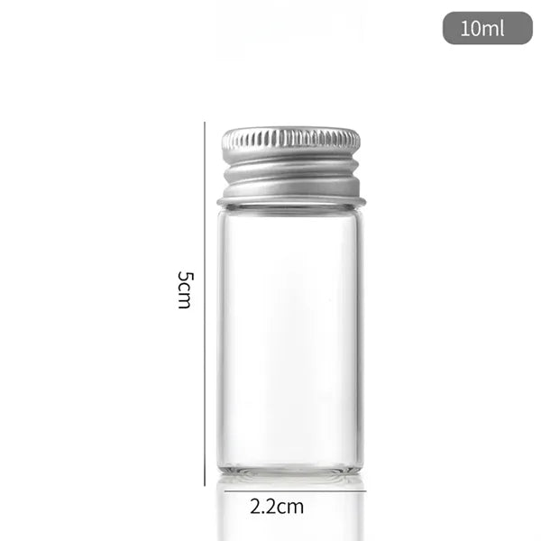 Glass Bottles with Aluminum Lids