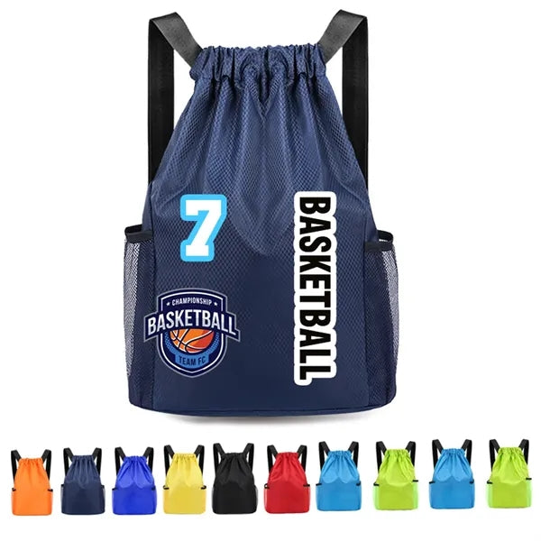 Waterproof Drawstring Backpack Bag for Gym Sports Marathon
