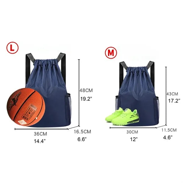 Waterproof Drawstring Backpack Bag for Gym Sports Marathon