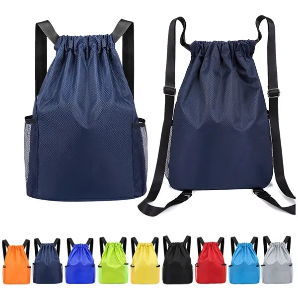 Waterproof Drawstring Backpack Bag for Gym Sports Marathon