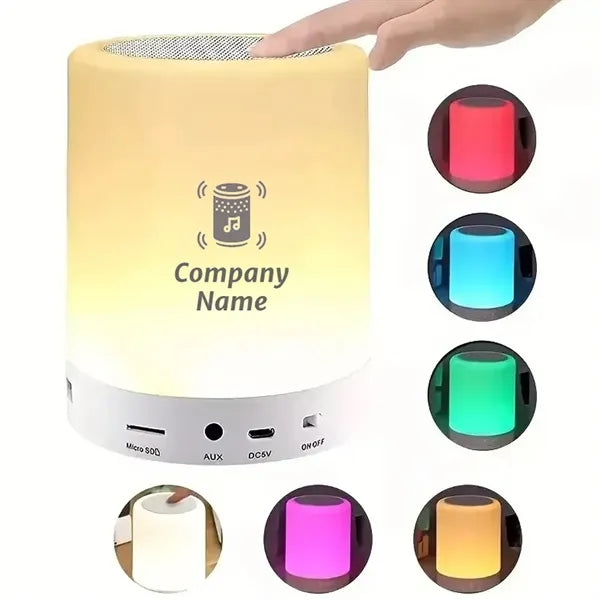 Portable Night Light Bluetooth Speaker