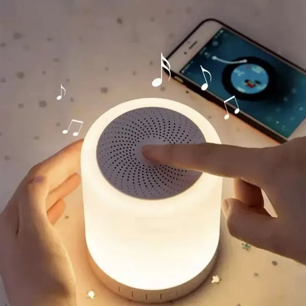 Portable Night Light Bluetooth Speaker