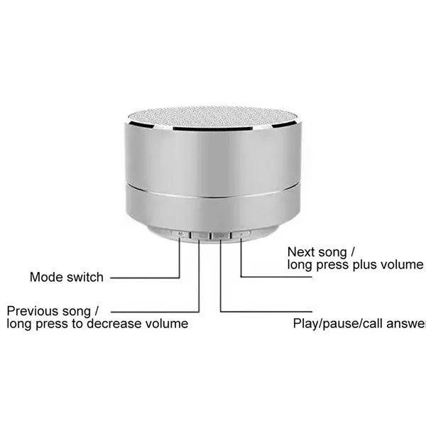 Portable Mini LED Wireless Stereo Sound Speaker