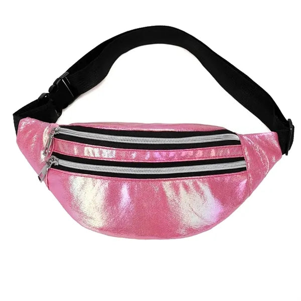 Metallic Holographic Waist Bag