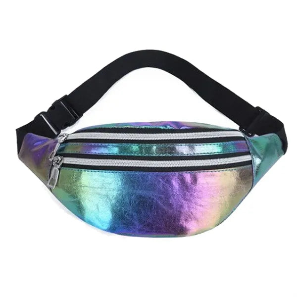 Metallic Holographic Waist Bag