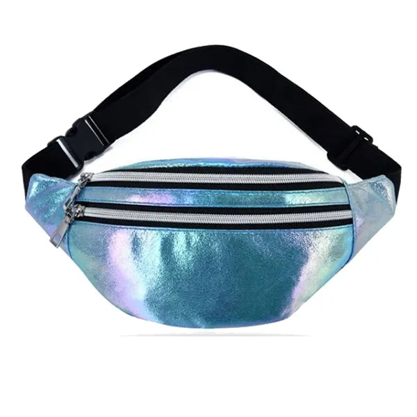 Metallic Holographic Waist Bag